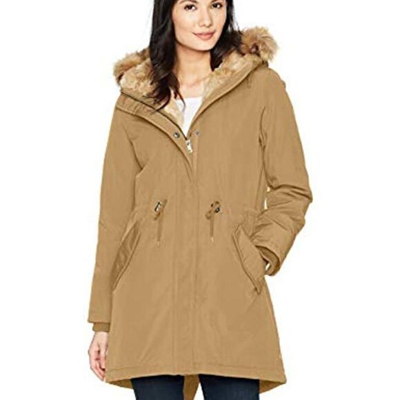 Levi’s Arctic Cloth Faux Fur Trim Parka - Picture 1 of 14